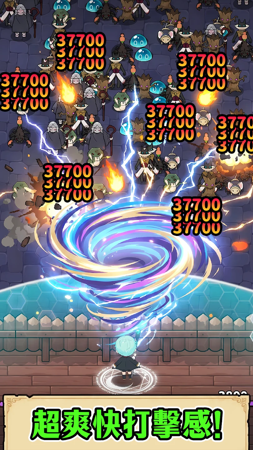 66666年后转生的黑魔法师：无限防御RPG 截图 2
