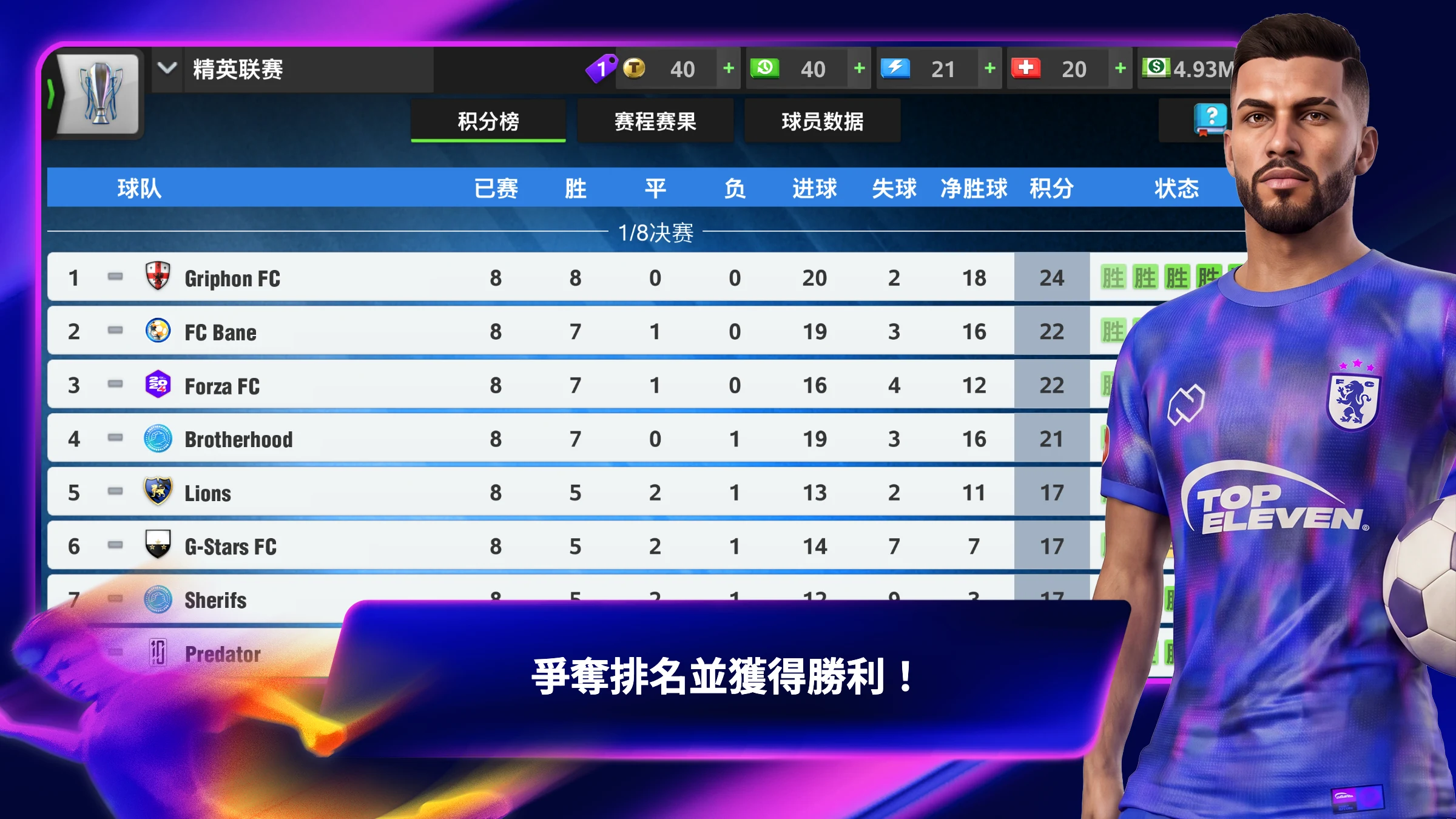 Top Eleven 2026：成为全世界最优秀的足球经理人 截图 7