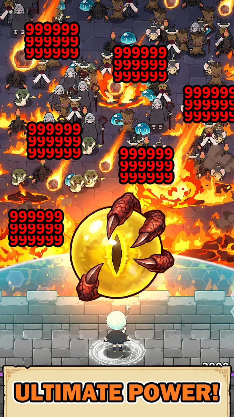 66666年后转生的黑魔法师：无限防御RPG 截图 9