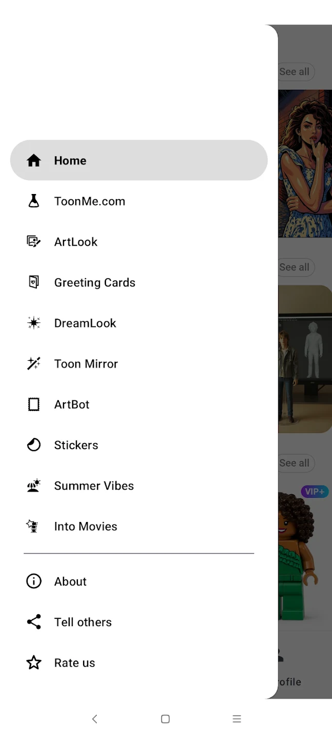 ToonMe photo cartoon maker 截图 5