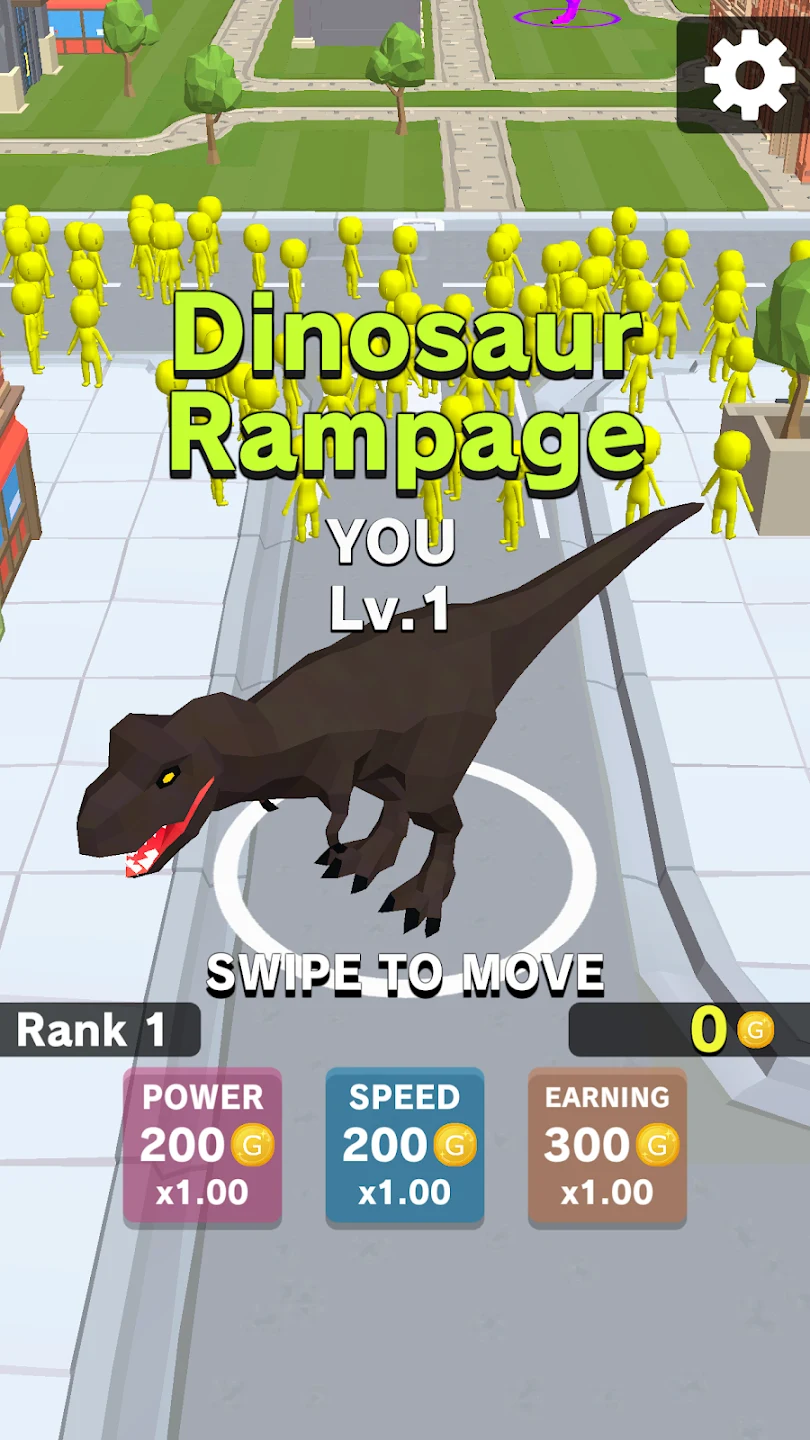 Dinosaur Rampage 截图 1