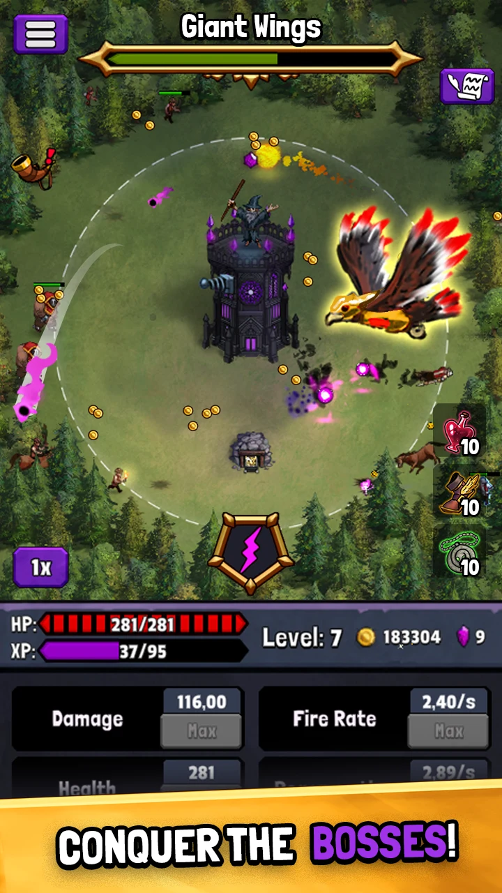 Evil Tower - Idle Defense TD 截图 4