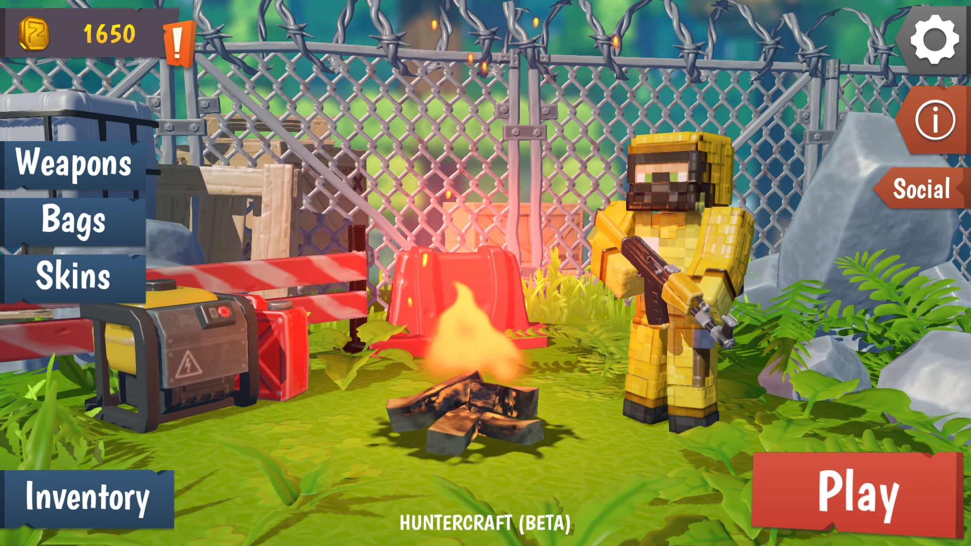 Huntercraft: Zombie Survival 截图 1