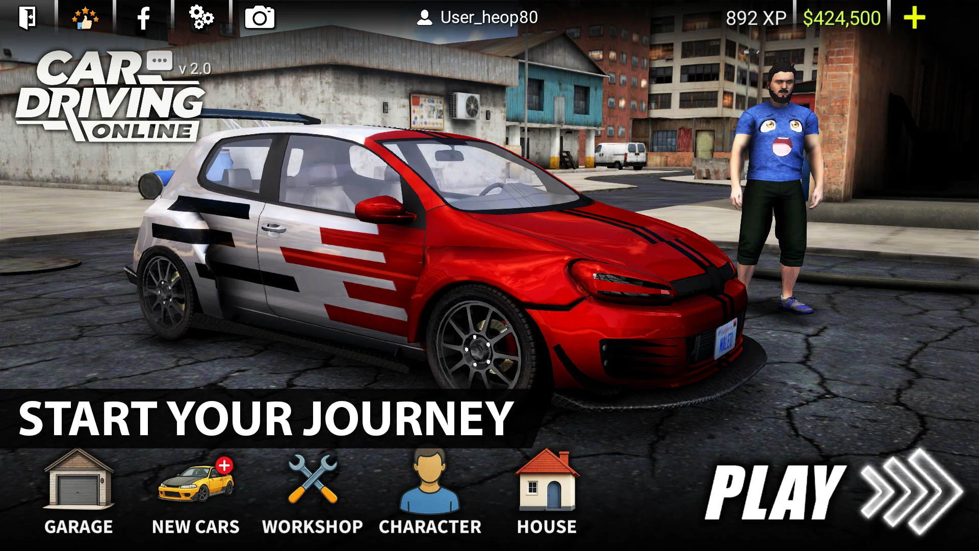 Car Driving Online: Open World 截图 1