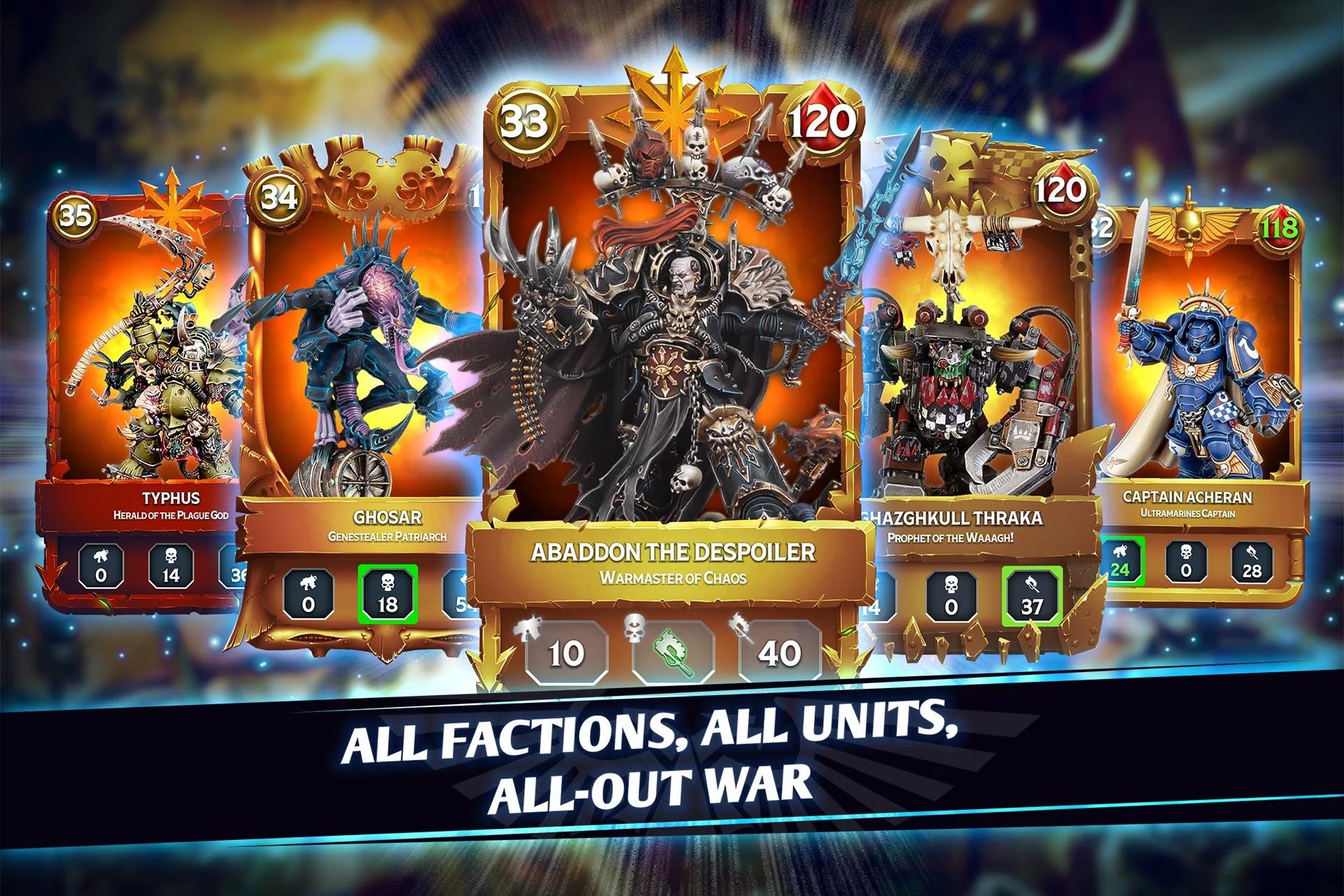 Warhammer Combat Cards - 40K 截图 1