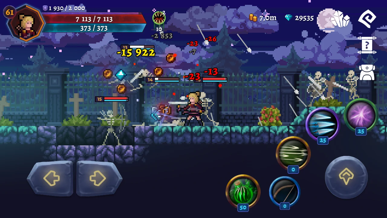 Darkrise - Pixel Action RPG 截图 3