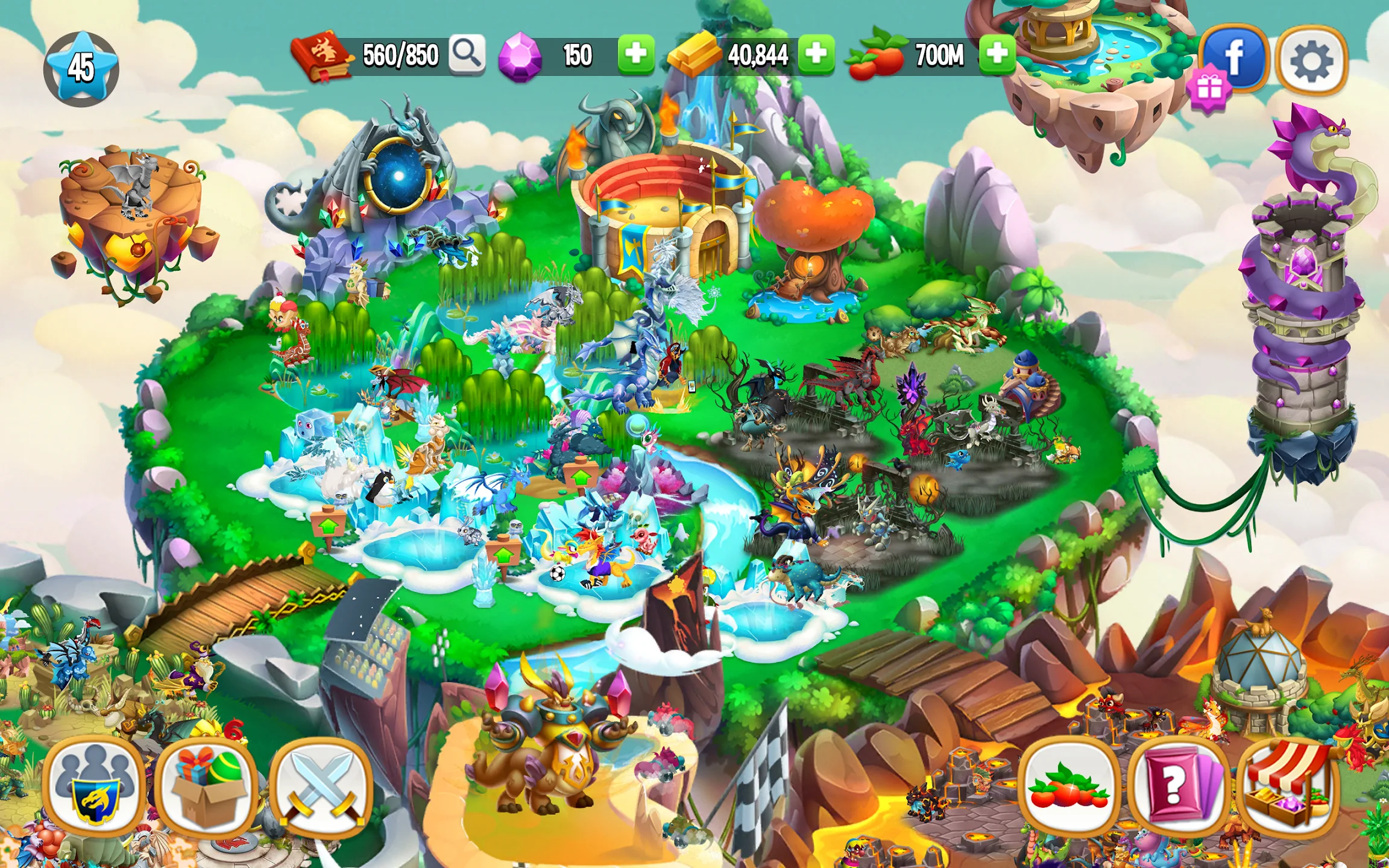 Dragon City: Mobile Adventure 截图 11