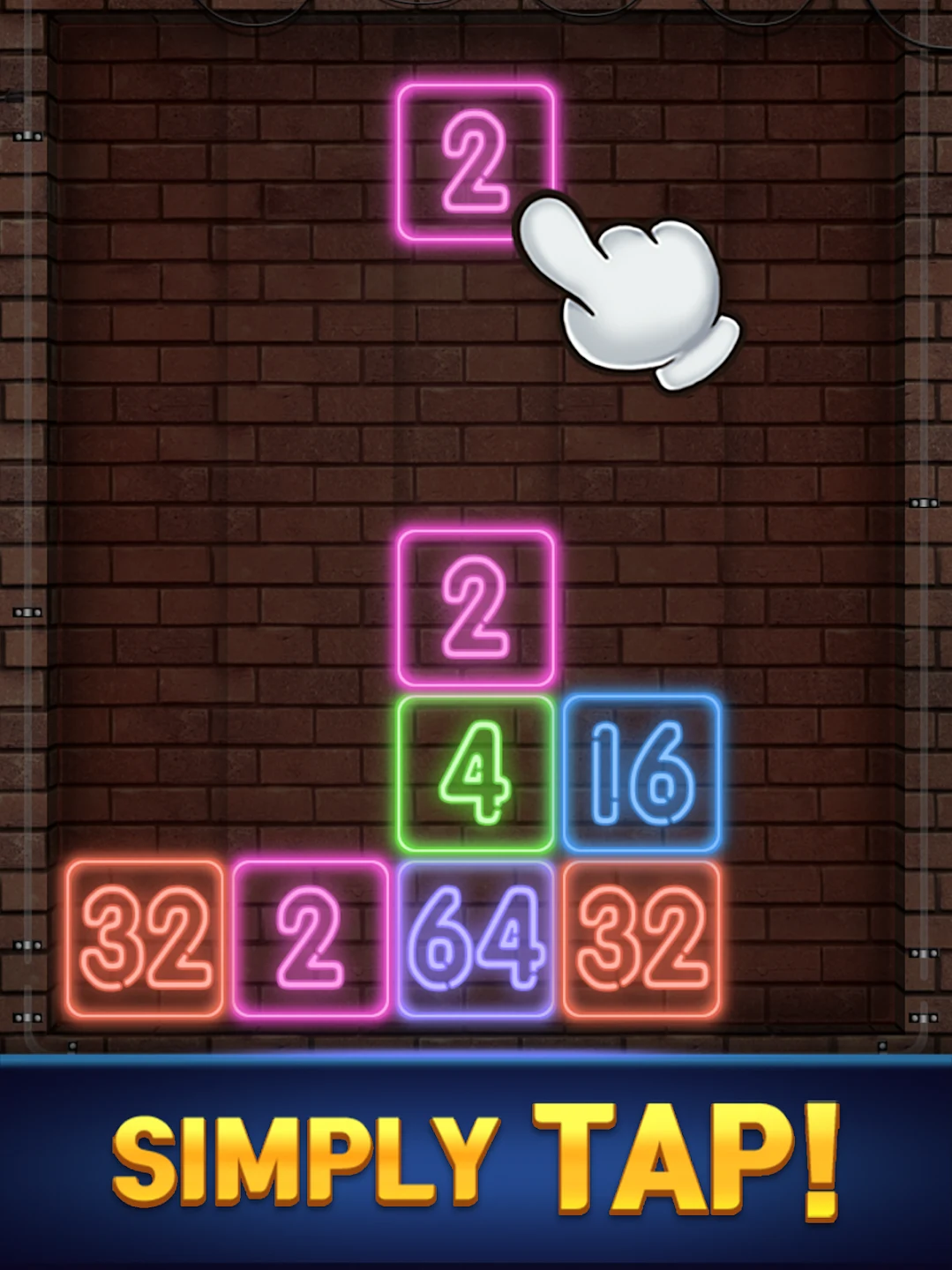 Drop Number : Neon 2048 截图 9