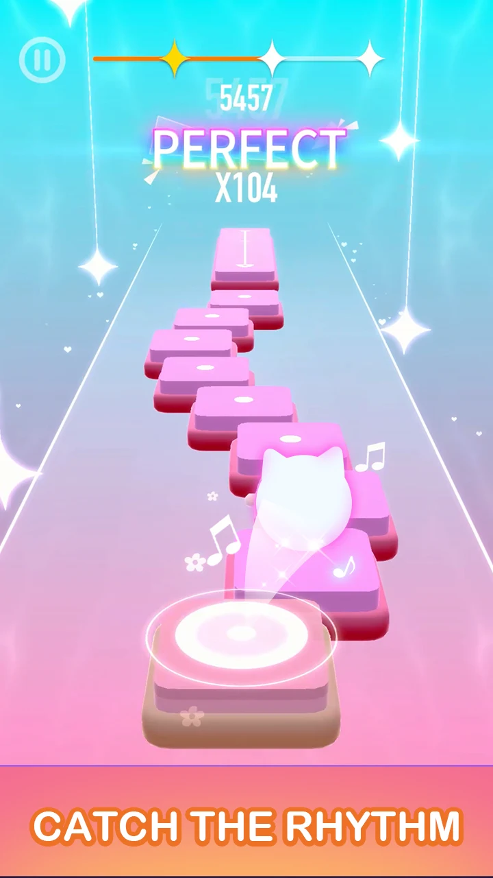 Dancing Cats: 猫咪梦幻钢琴块音乐游戏 截图 4