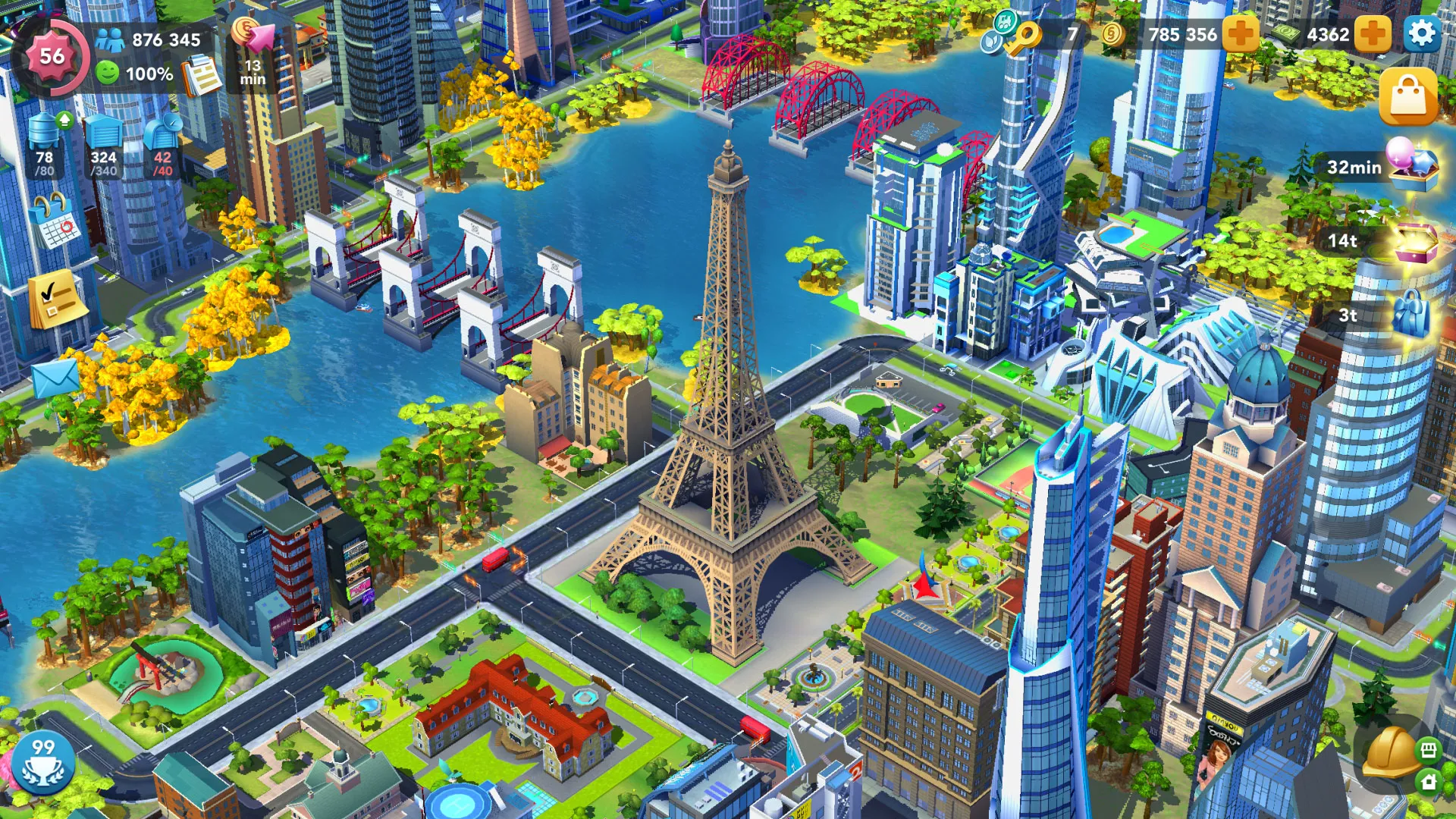 SimCity BuildIt 截图 3