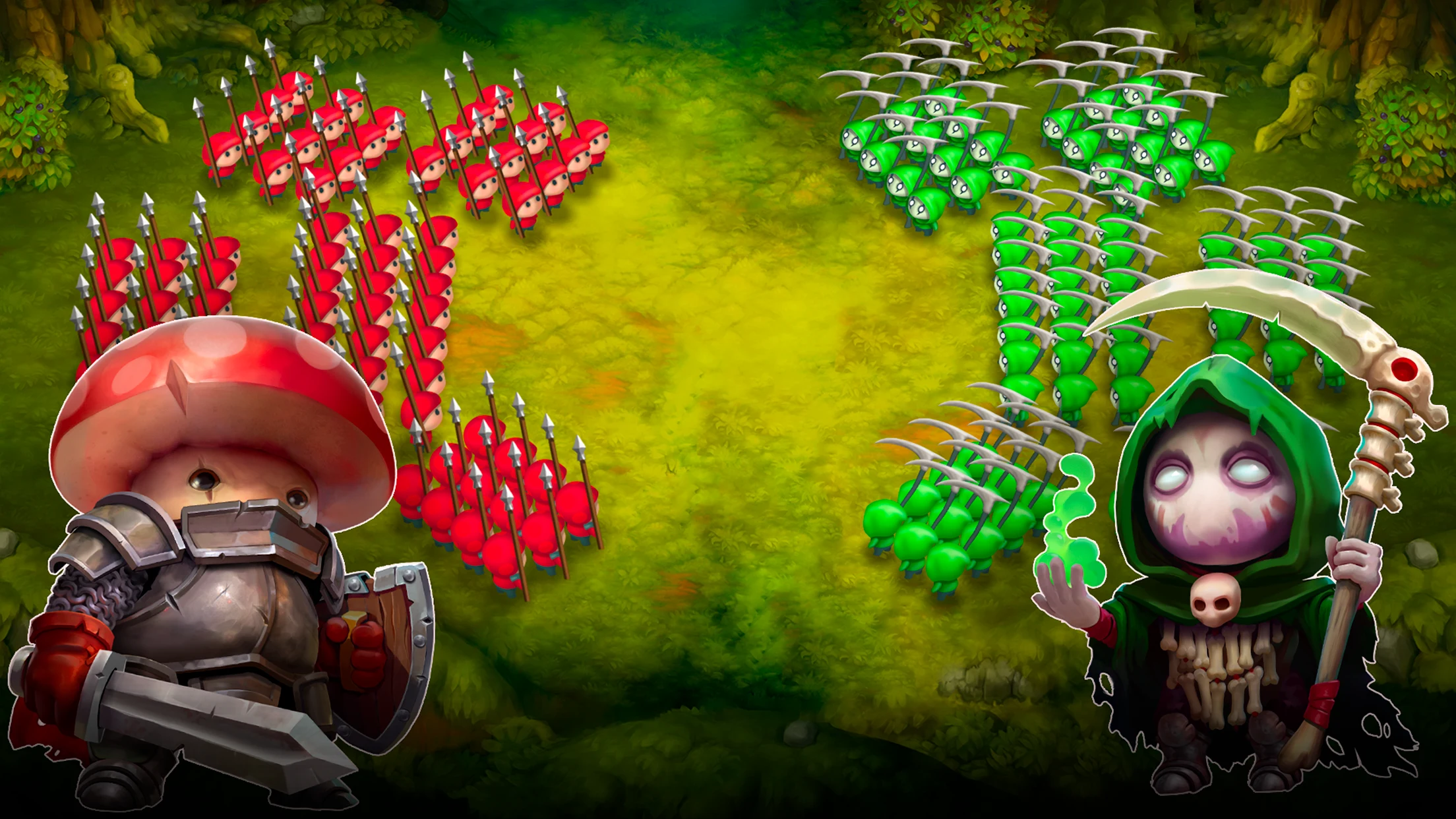 Mushroom Wars 2: 多人游戏 战略 & 塔防 截图 2