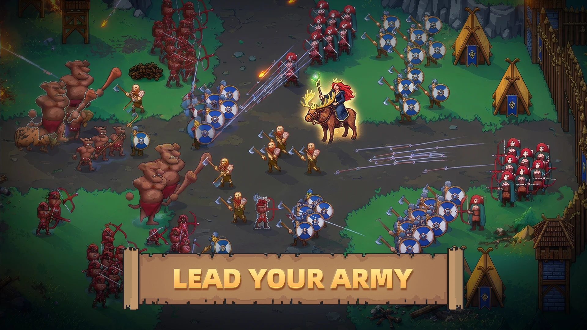 Viking Hero TD: Roguelike RTS 截图 3