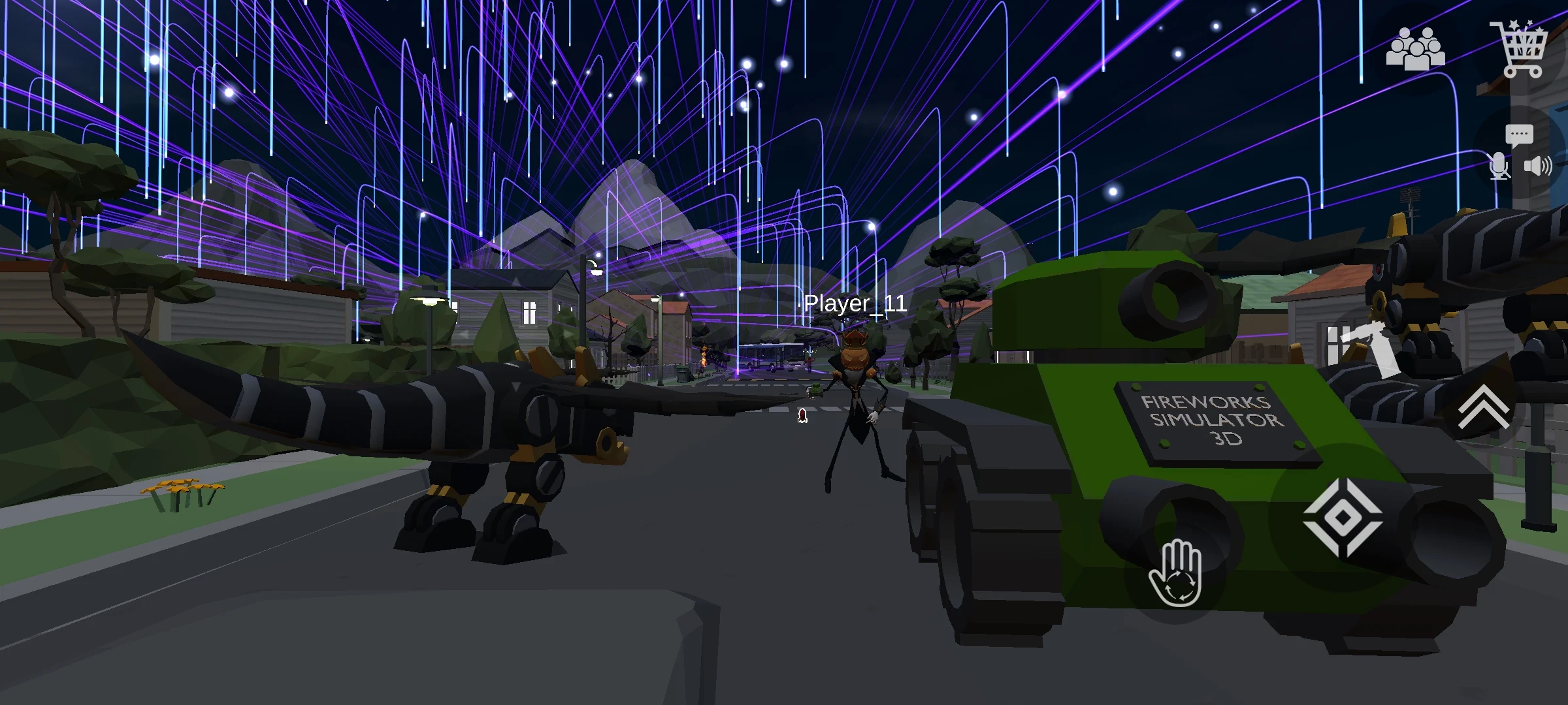 Fireworks Simulator 3D 截图 1
