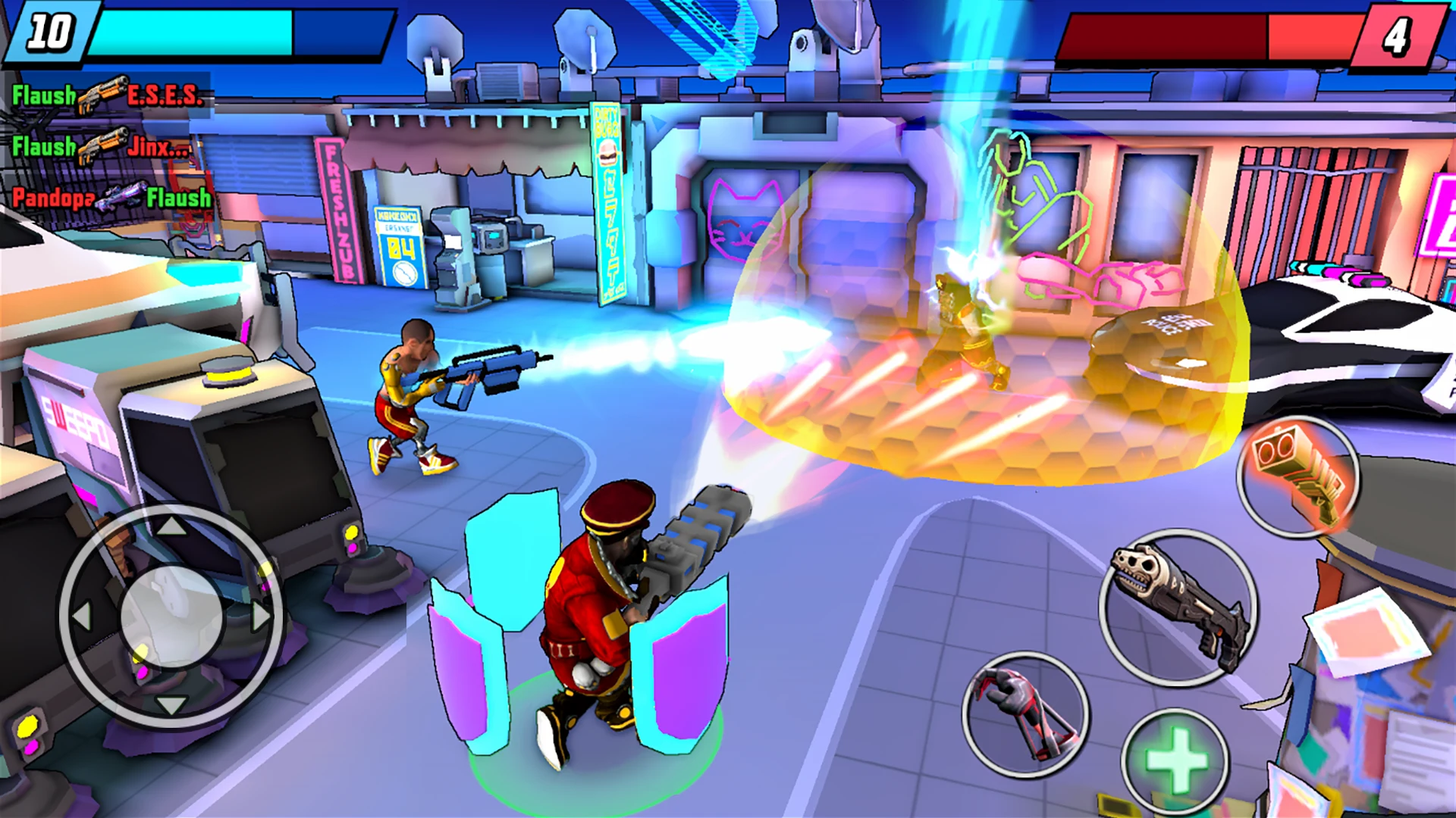 Gridpunk Battle Royale 3v3 PvP 截图 2