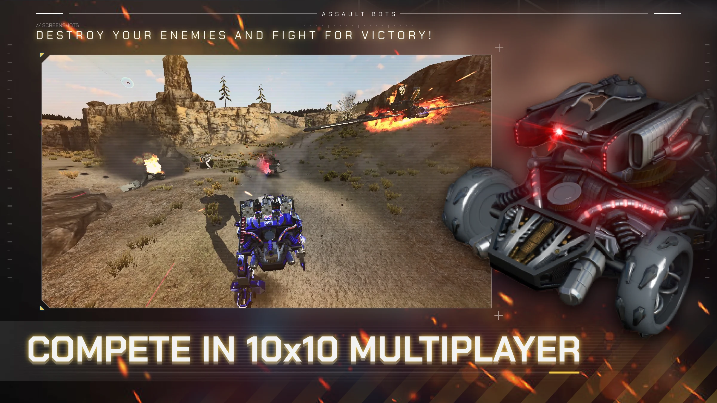 Assault Bots: Multiplayer 截图 1