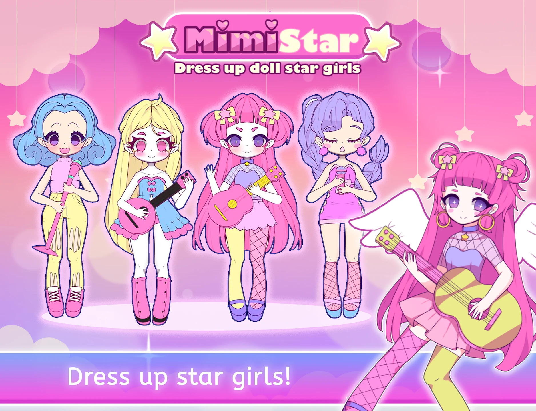 Mimistar dress up chibi doll 截图 1