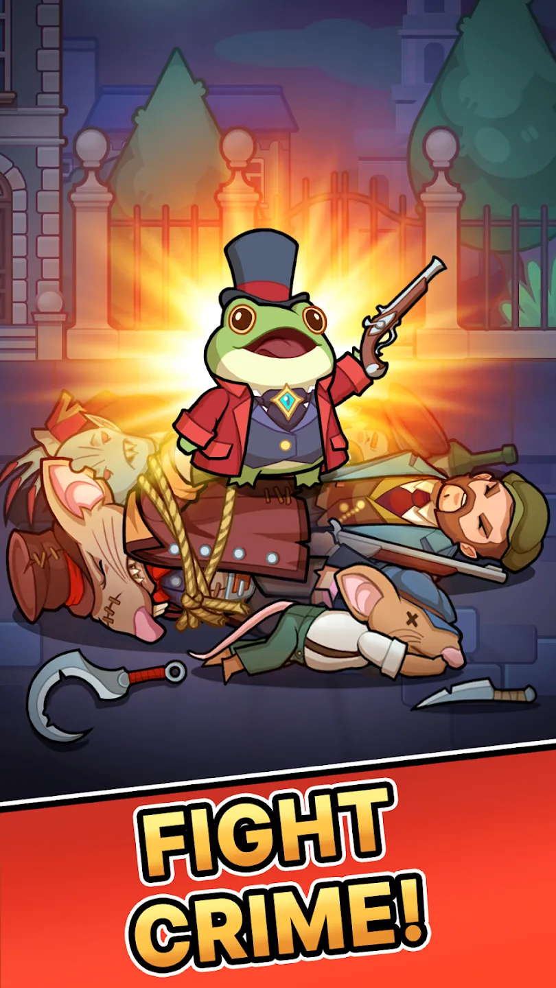 DetecToad: Detective Idle RPG 截图 1