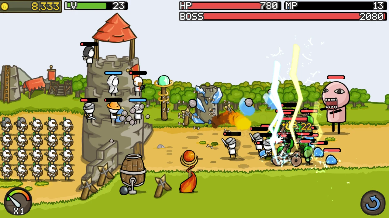 Grow Castle - Tower Defense 截图 2