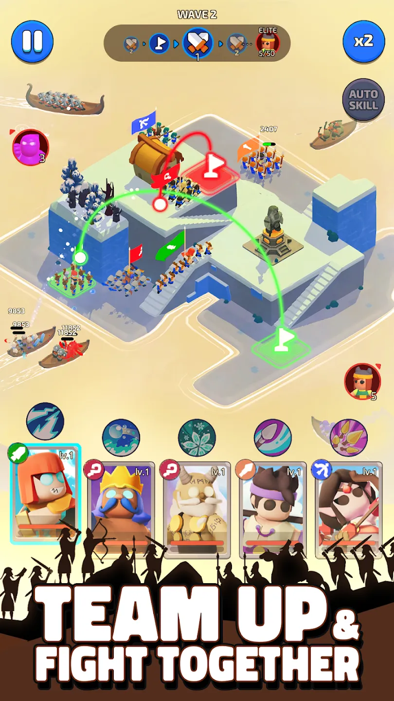 North War 2：3D 岛屿防御 截图 2