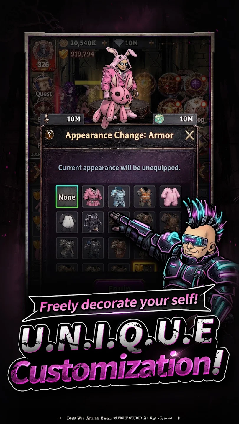 Blight War: Idle RPG 截图 6