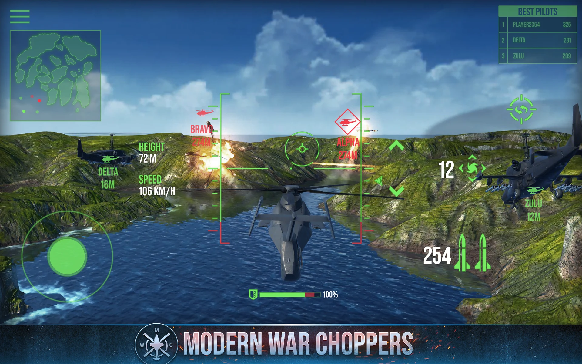 Modern War Choppers: Shooter 截图 12