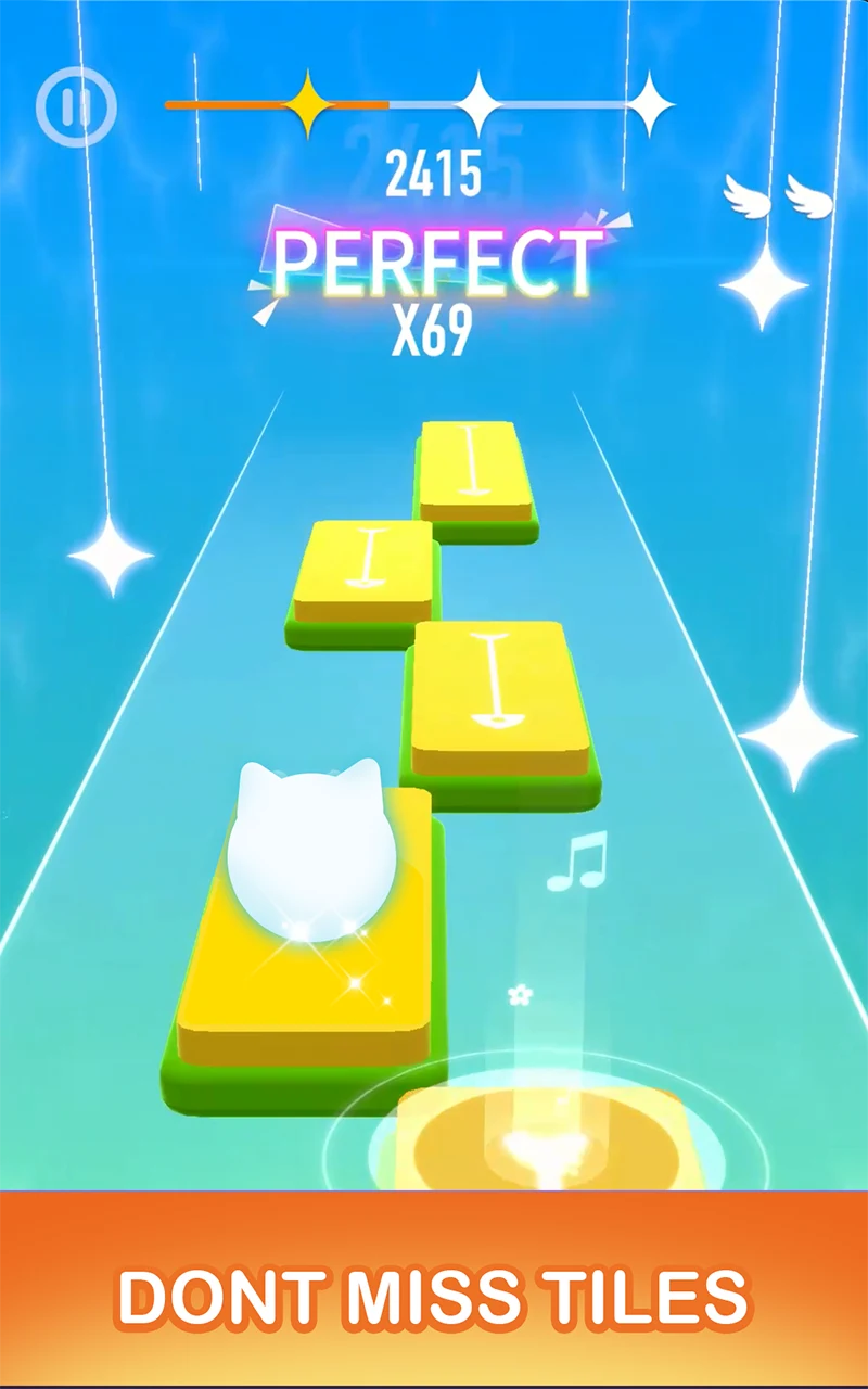 Dancing Cats: 猫咪梦幻钢琴块音乐游戏 截图 7