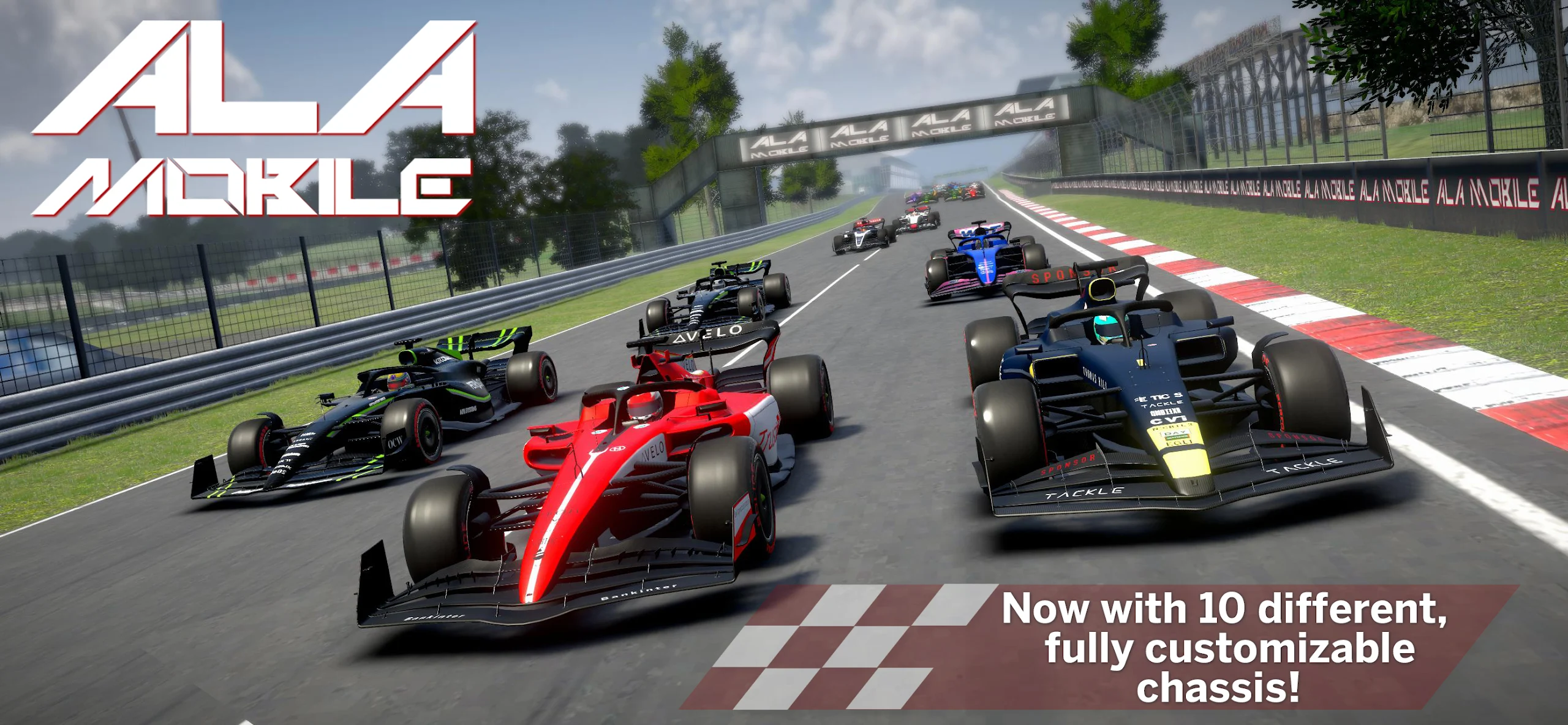 Ala Mobile - Formula racing 截图 1
