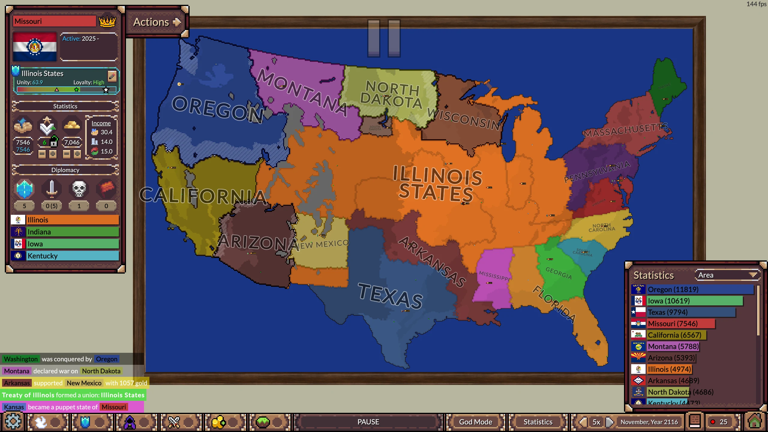Ages of Conflict World War Sim 截图 2