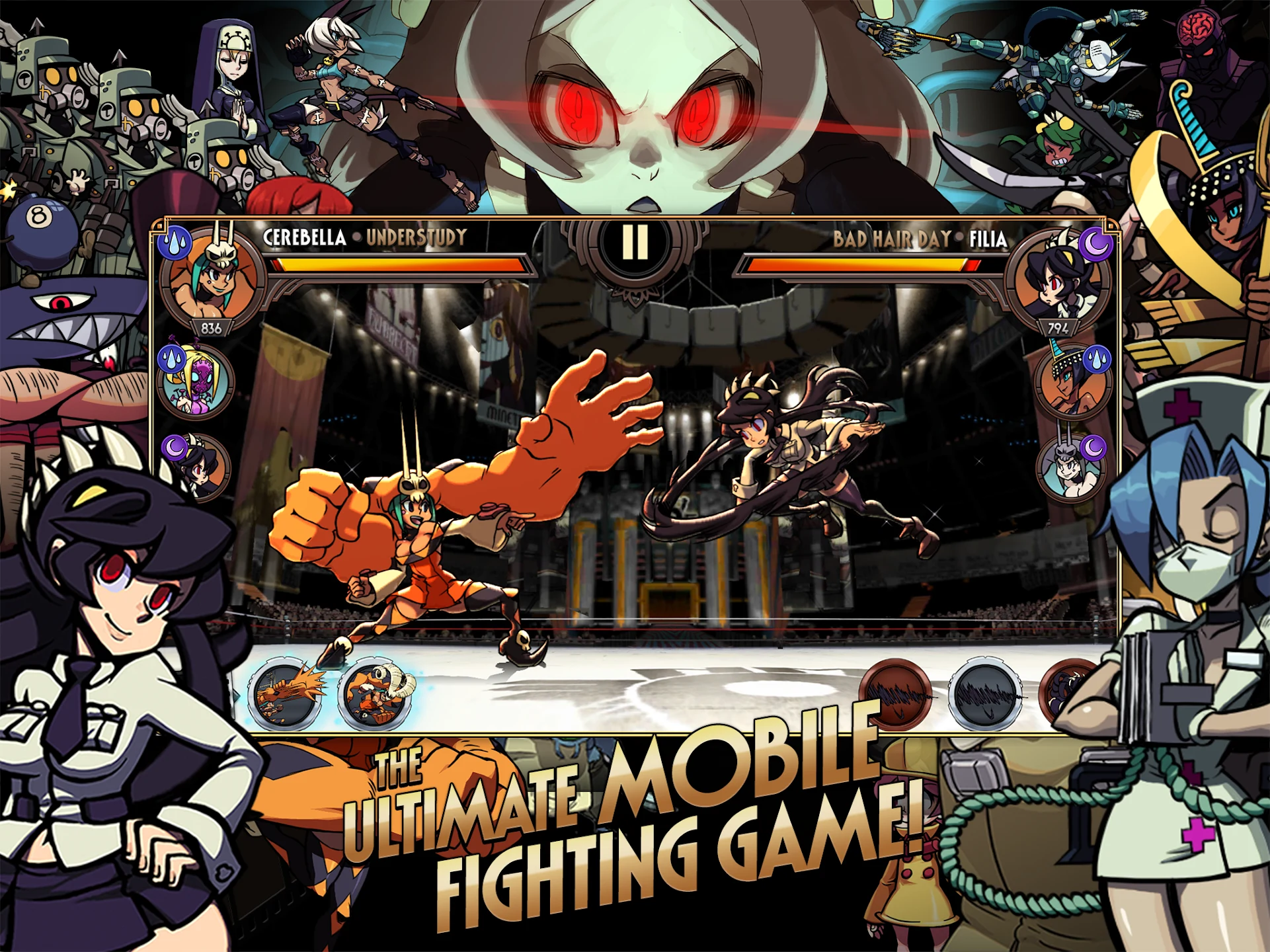 Skullgirls：格斗RPG 截图 6