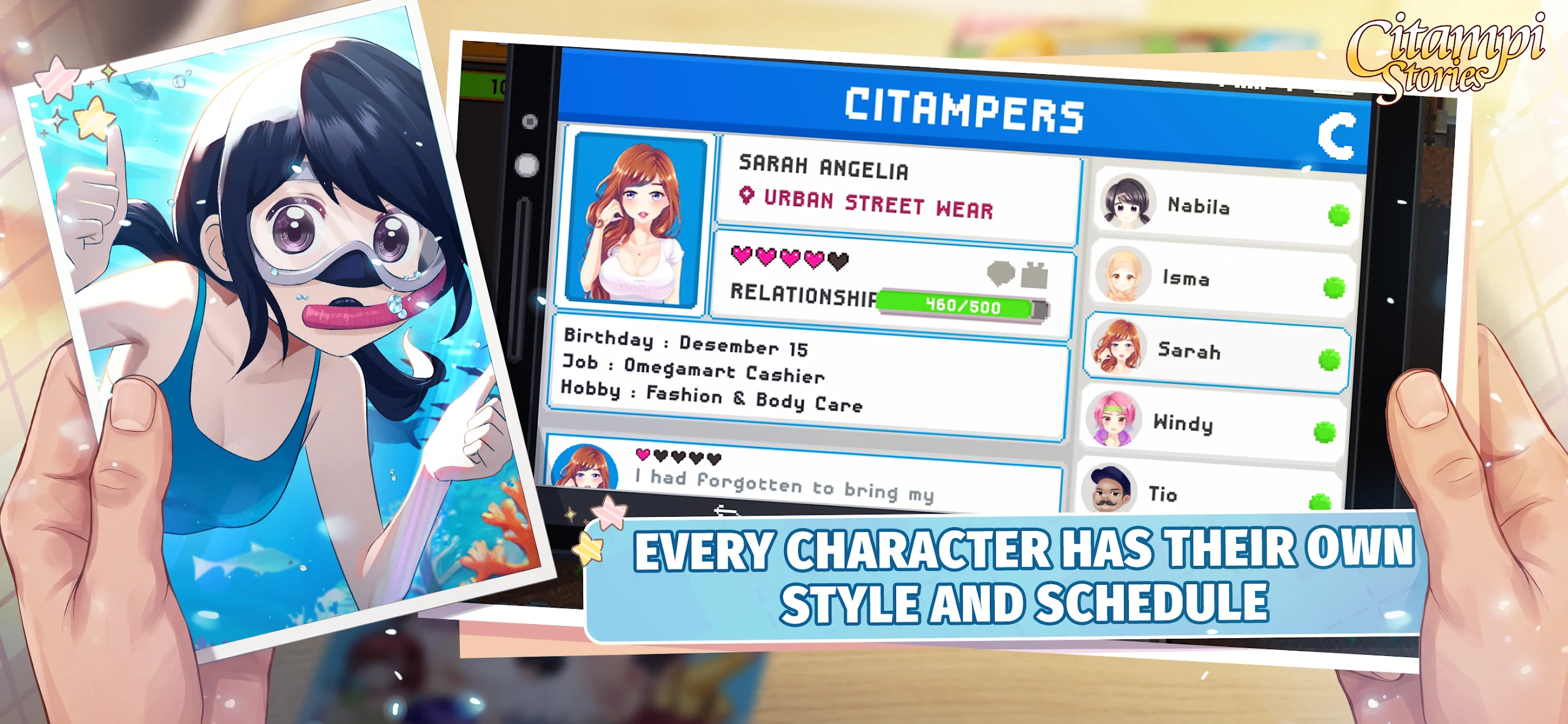 Citampi Stories: RPG 爱生活 截图 8