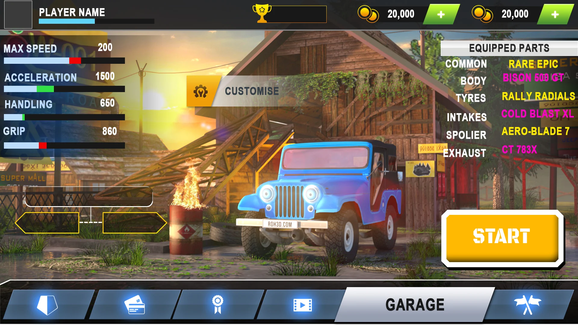 Offroad 4x4 Driving Simulator 截图 4