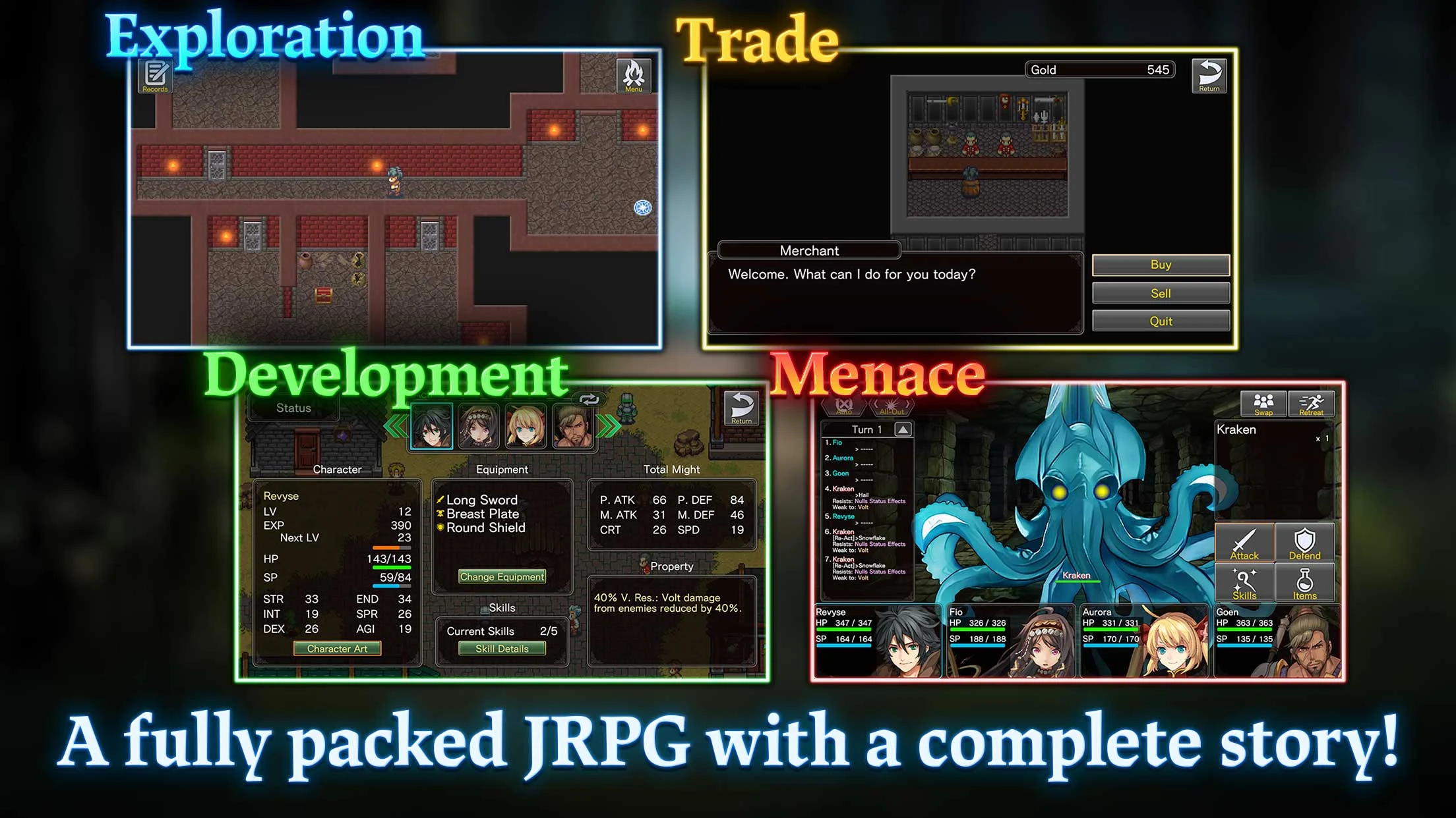 RPG Astral Takers 截图 5