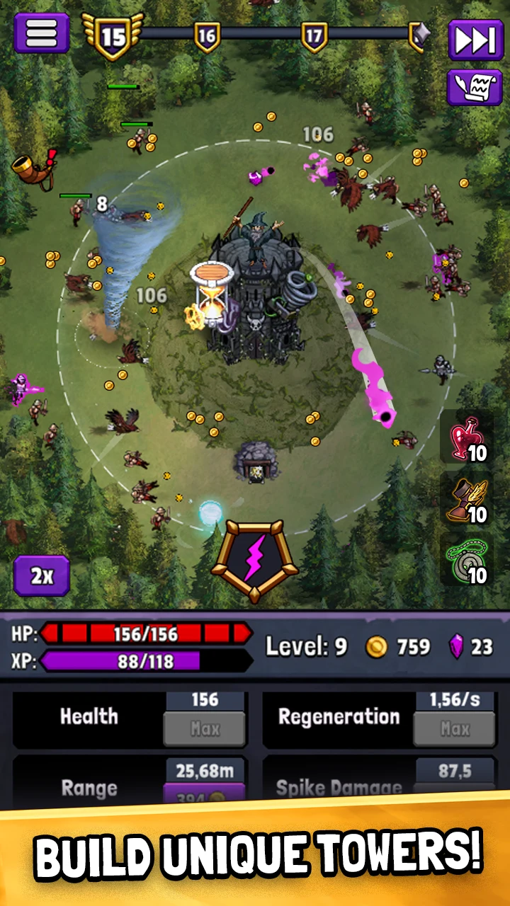 Evil Tower - Idle Defense TD 截图 2