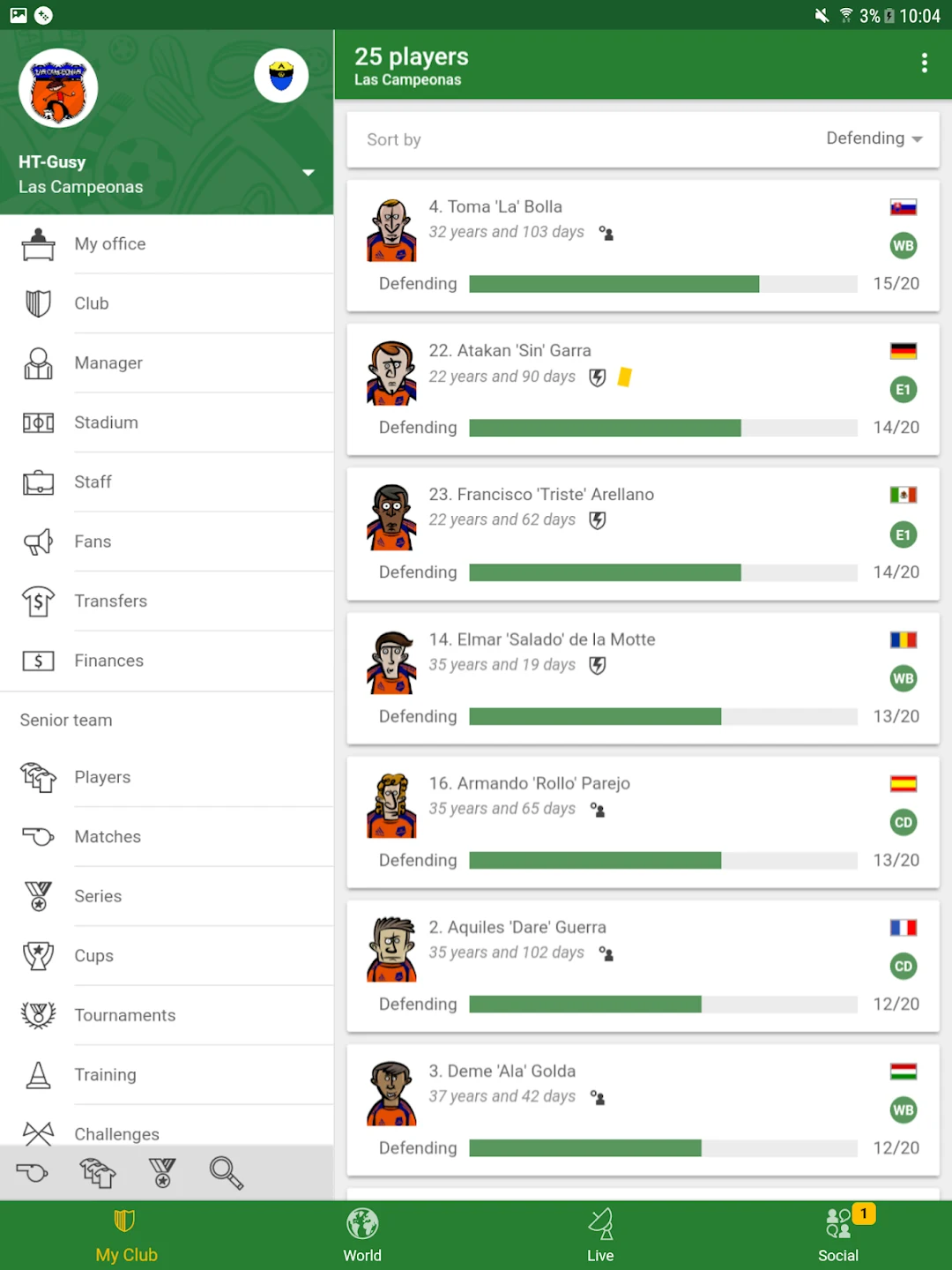 Hattrick Football Manager Game 截图 10