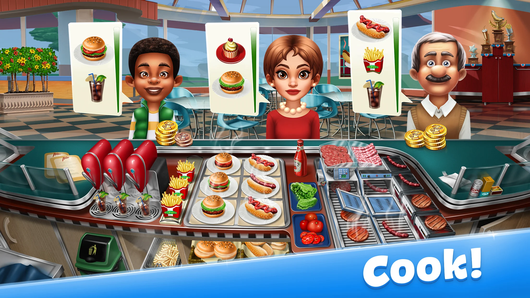 Cooking Fever: Restaurant Game 截图 1