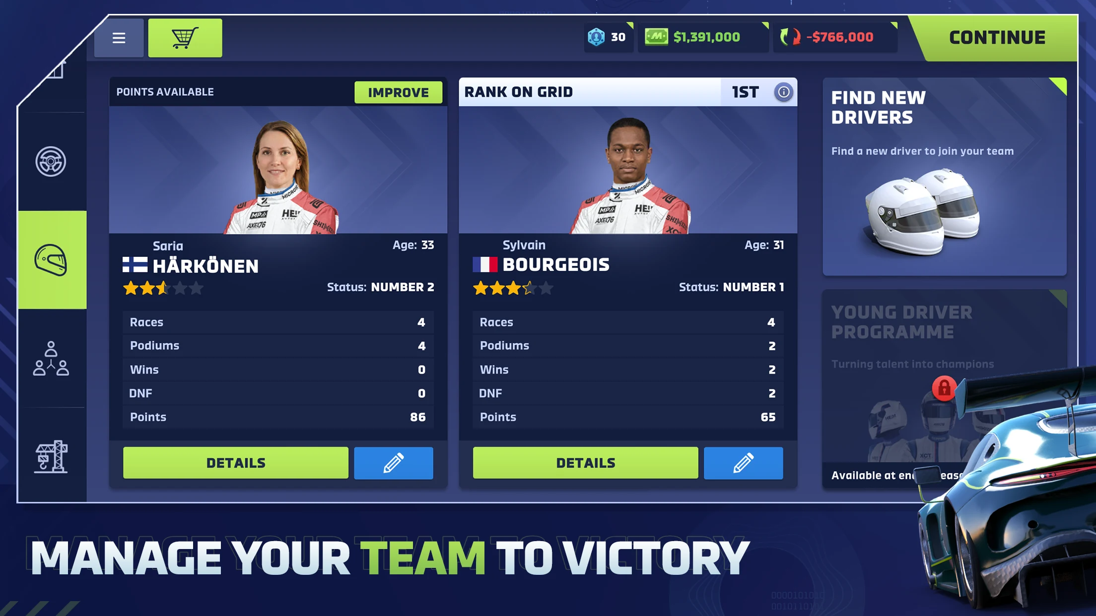 Motorsport Manager 4 Racing 截图 5