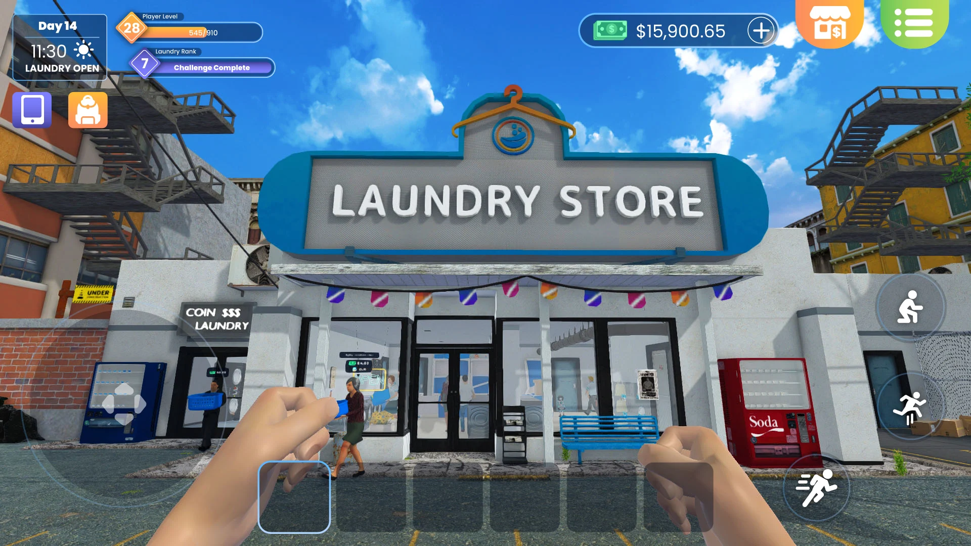 Laundry Store Simulator 截图 1