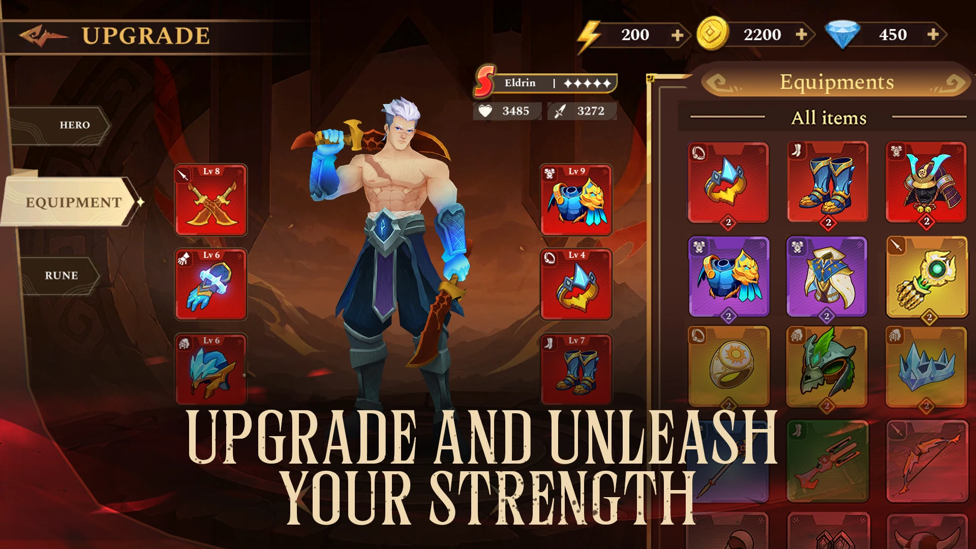 God Rivals: RPG Roguelike 截图 2