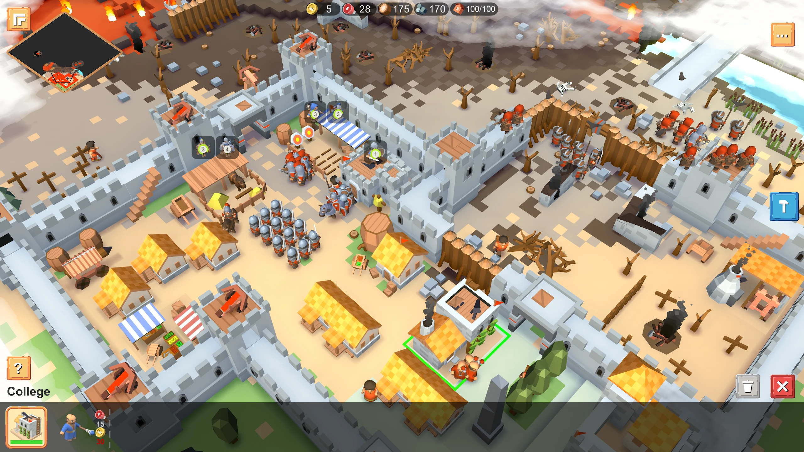 RTS Siege Up! - 中世纪战争 截图 1