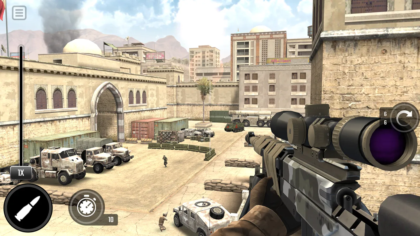 War Sniper: FPS Shooting Game 截图 1