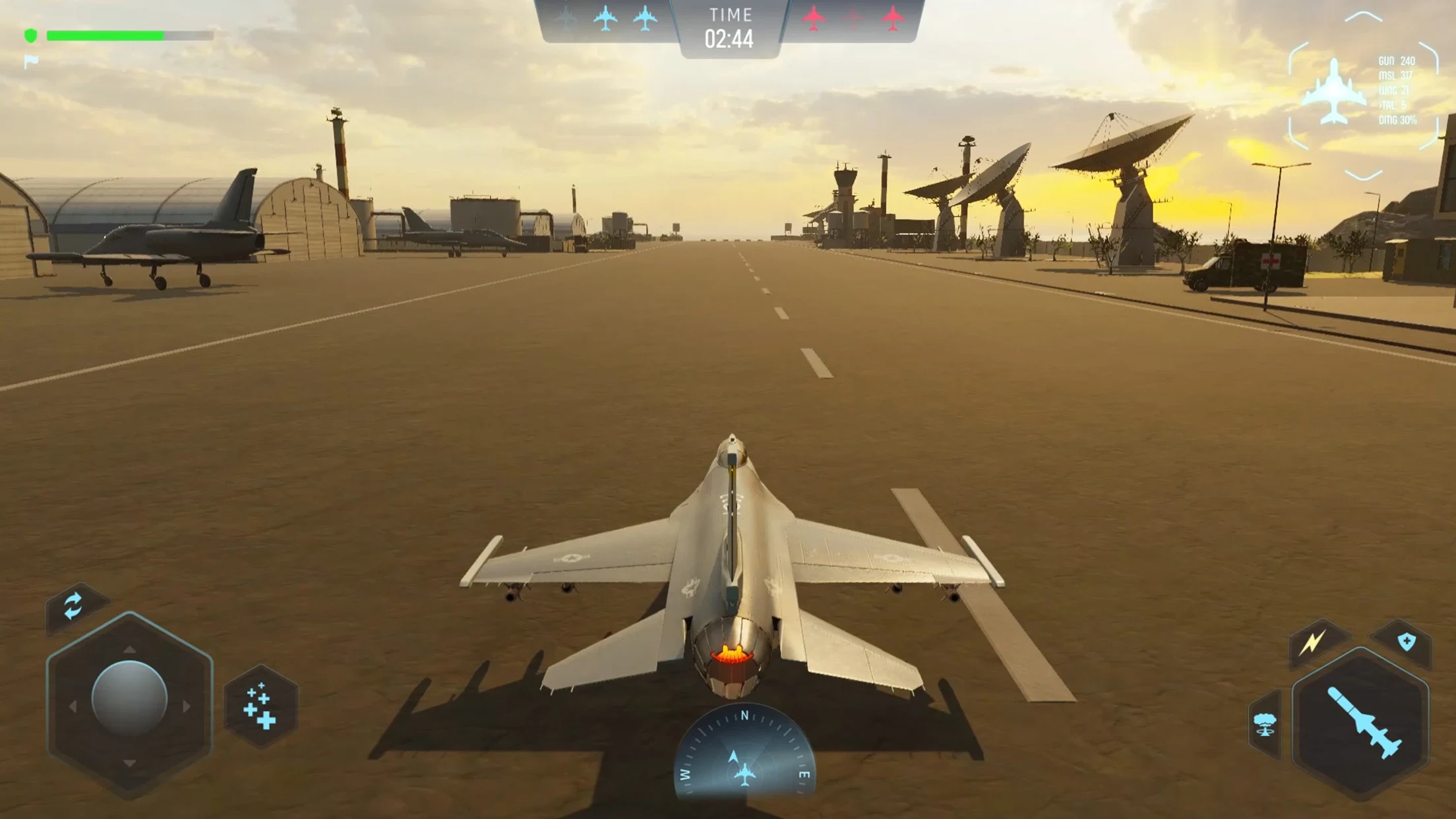 天空战士：空战游戏 截图 1