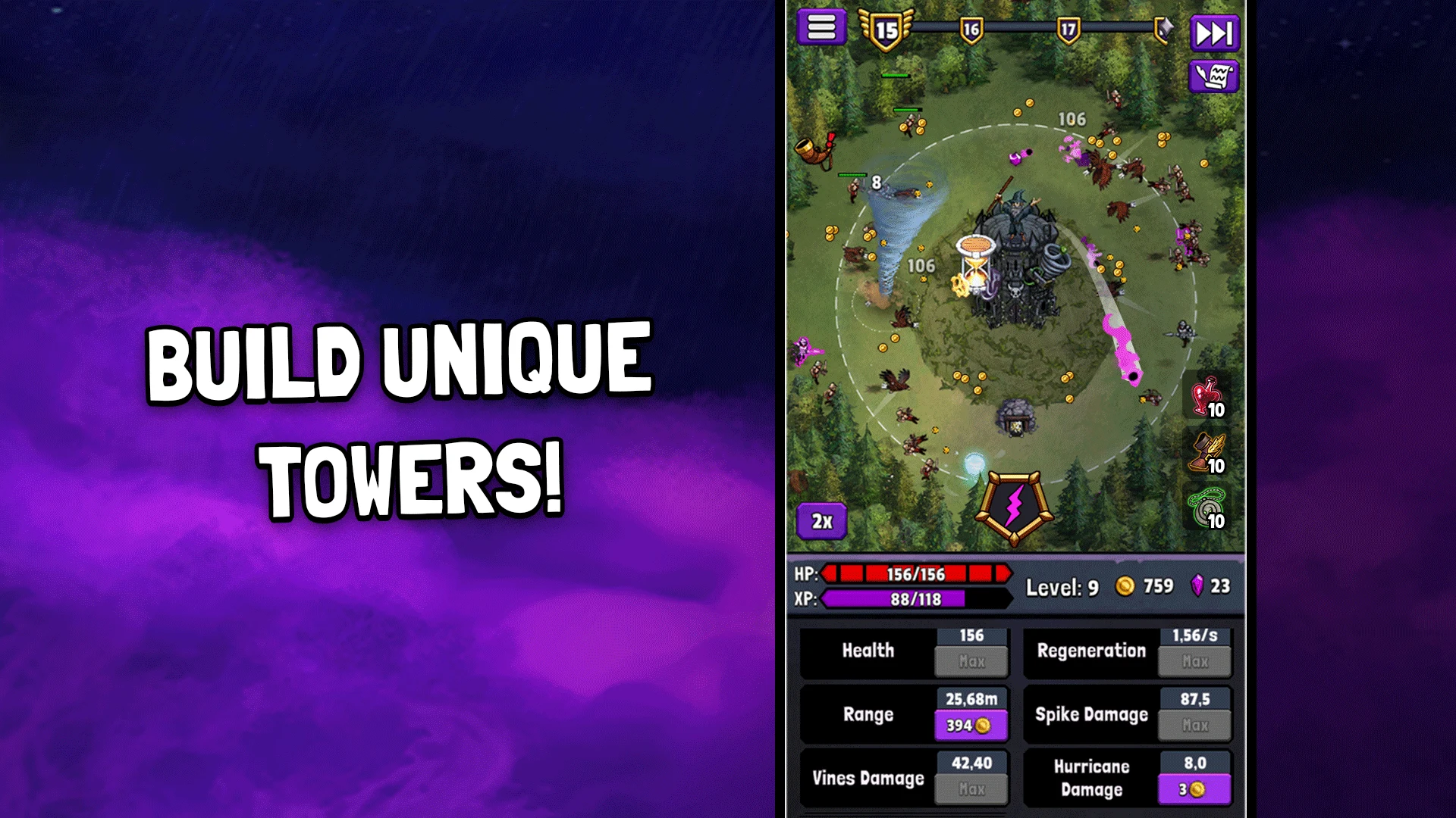 Evil Tower - Idle Defense TD 截图 7