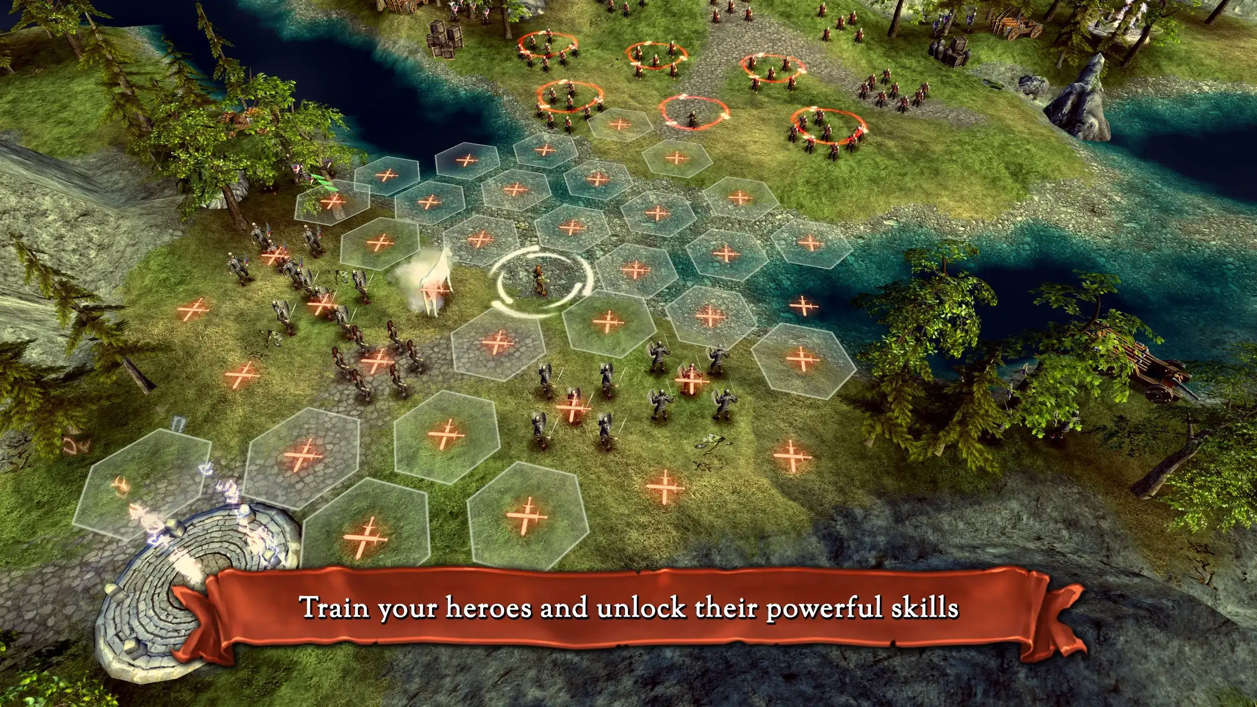 Hex Commander: Fantasy Heroes 截图 1