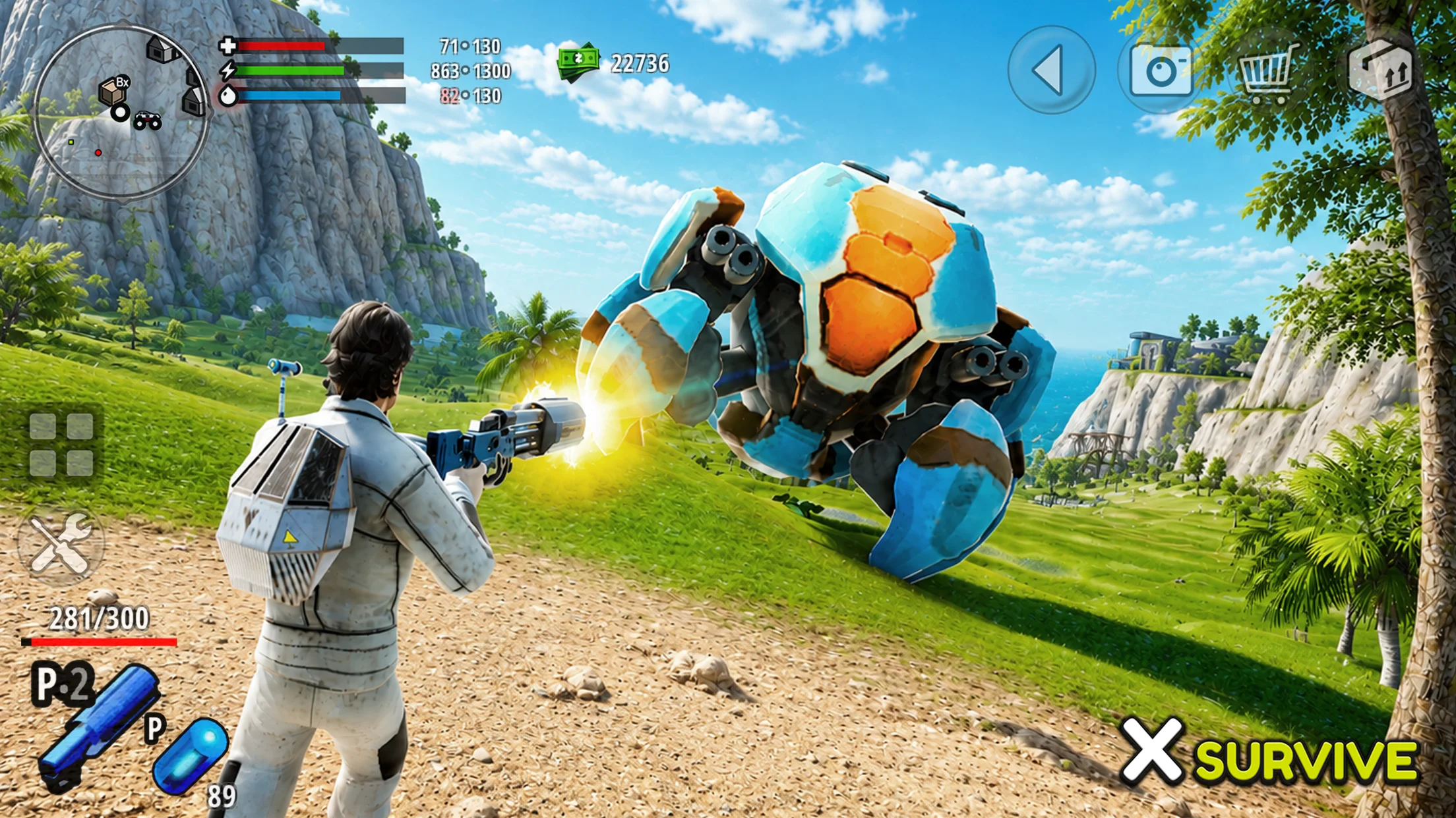X Survive: 开放世界沙盒 截图 3