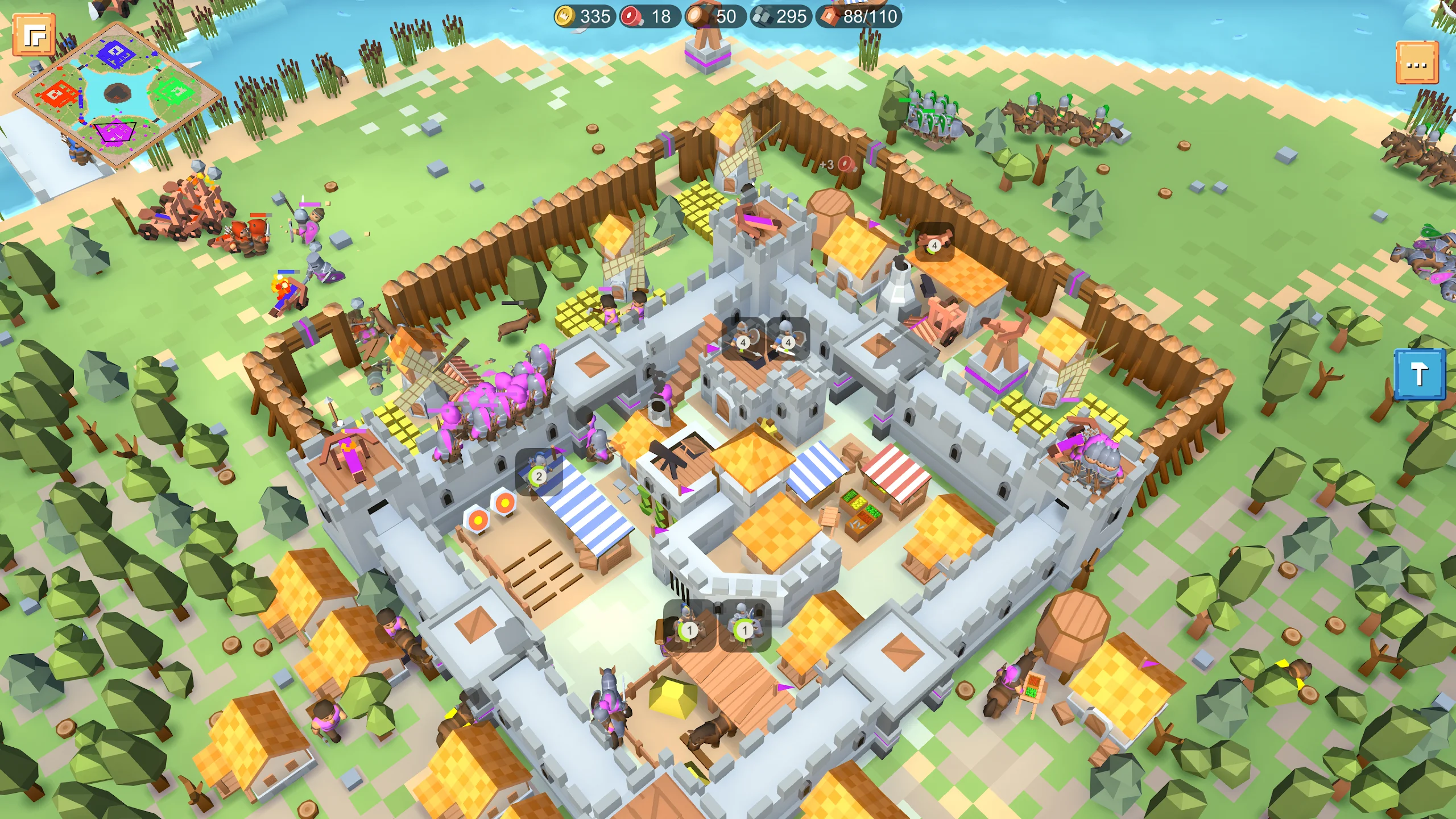 RTS Siege Up! - 中世纪战争 截图 2