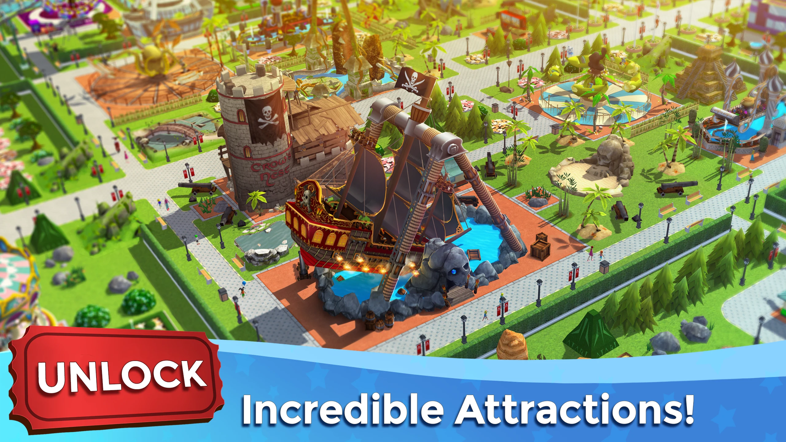 RollerCoaster Tycoon Touch 截图 3