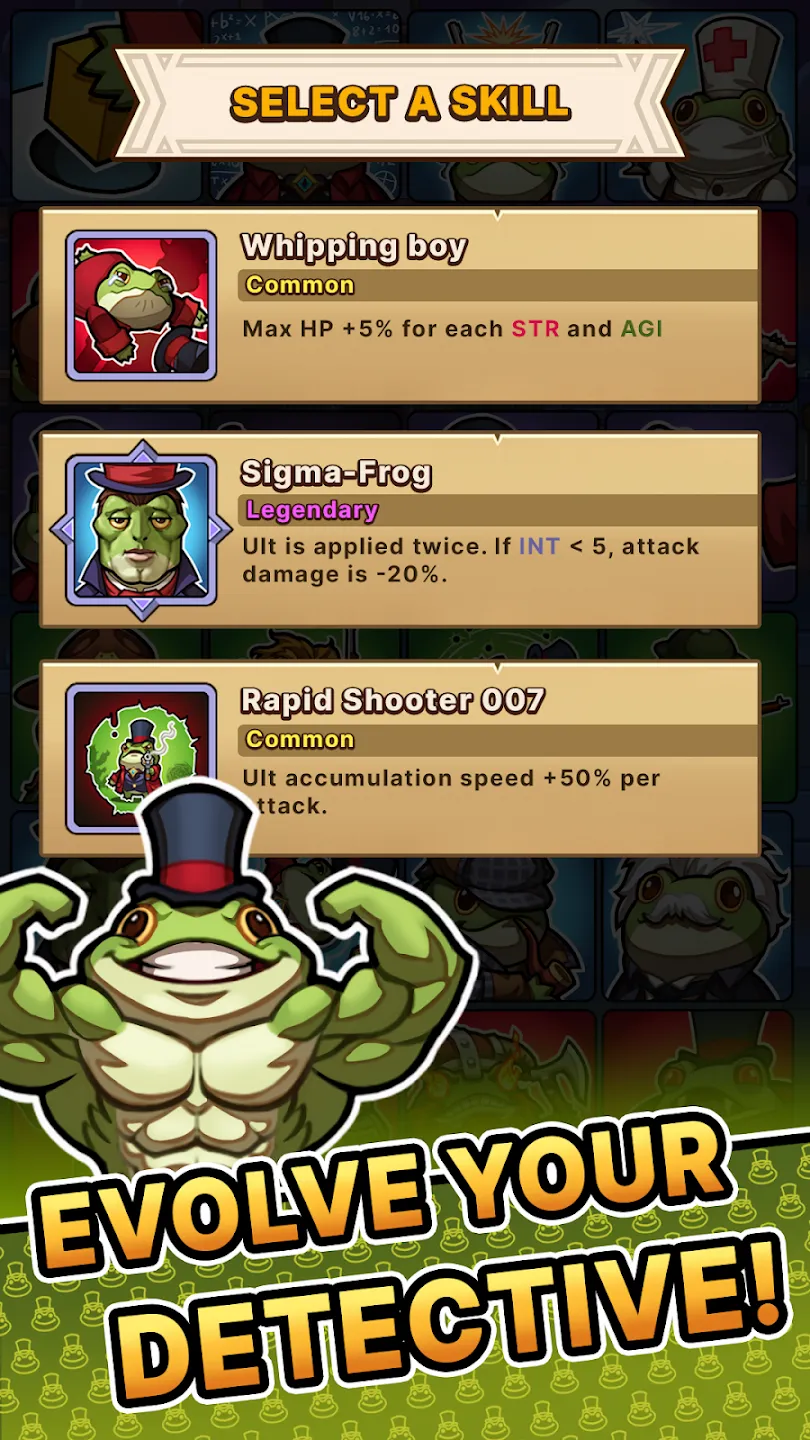 DetecToad: Detective Idle RPG 截图 9