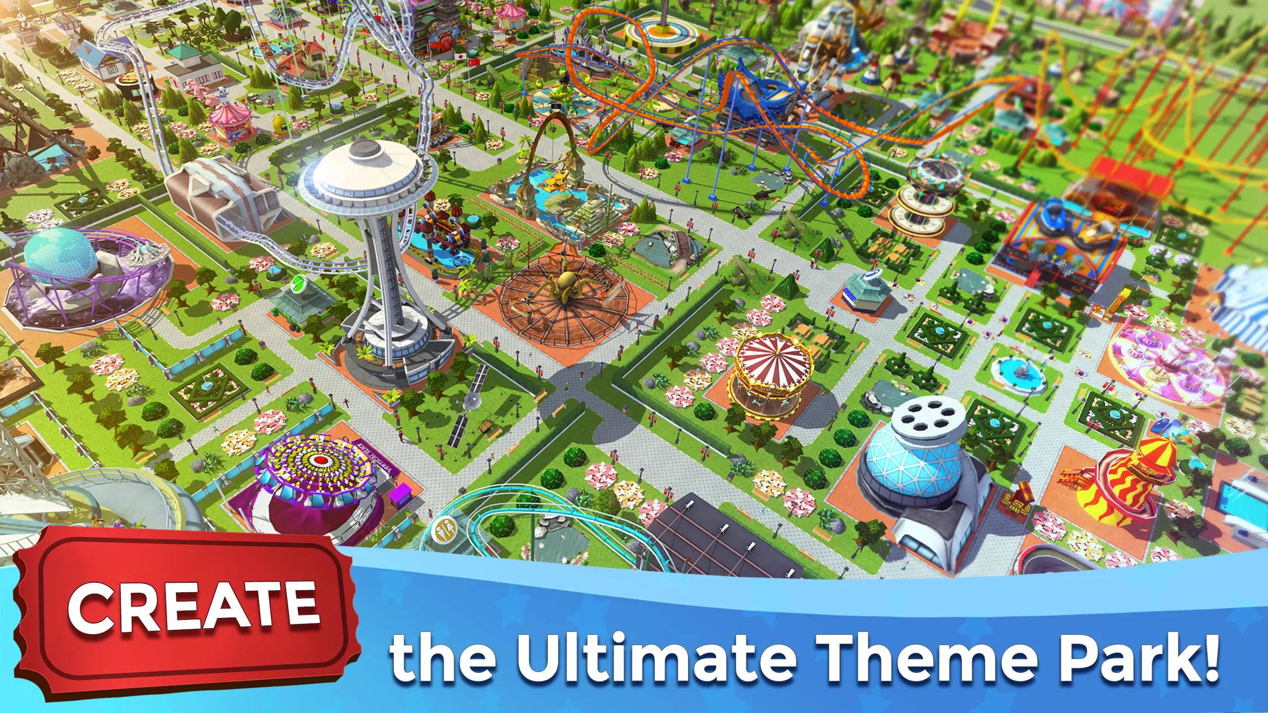 RollerCoaster Tycoon Touch 截图 1