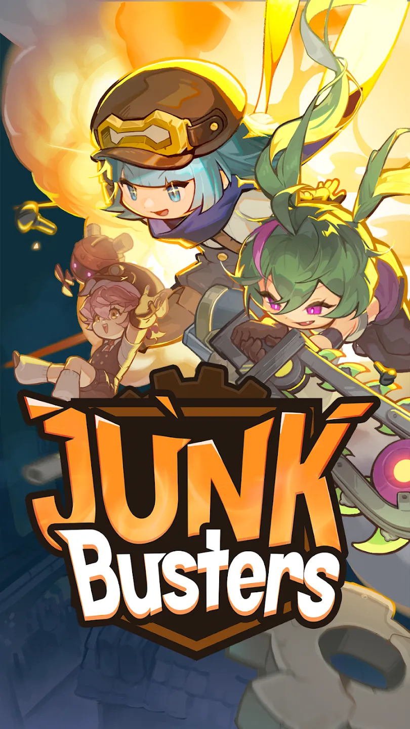 Junk Busters : Gear Roguelite 截图 1