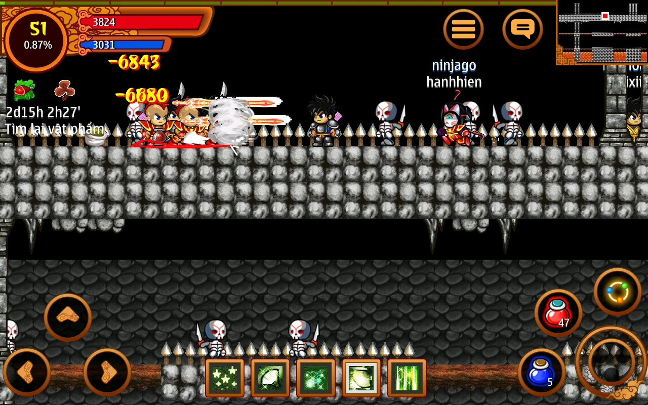 Ninja School Online 截图 4